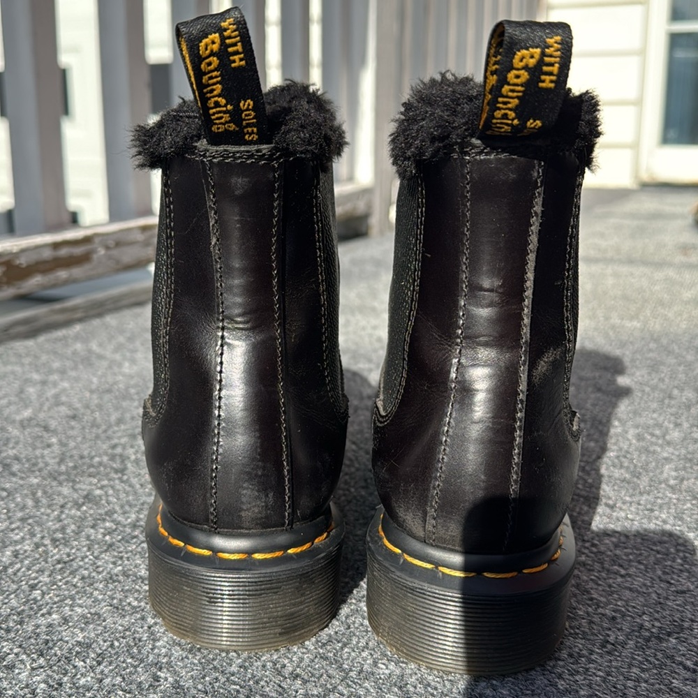 Dr. Martens Leonore fur Boots - Picture 3 of 9